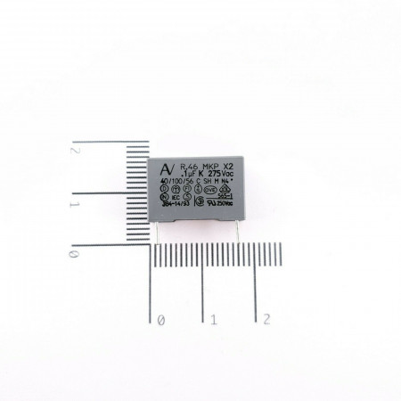 1 x AV CAPACITOR 1uF 275V 10%. CA382U150F160621