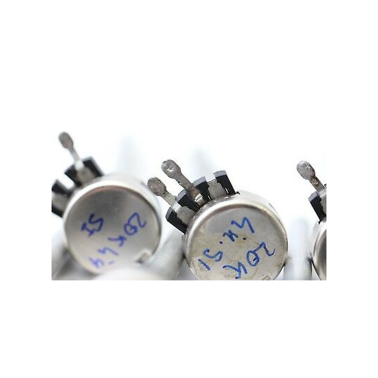 LOT 13 X CARBON PIHER POTENTIOMETER USED. LOTE 13 POTENCIOMETROS USADOS PIHER