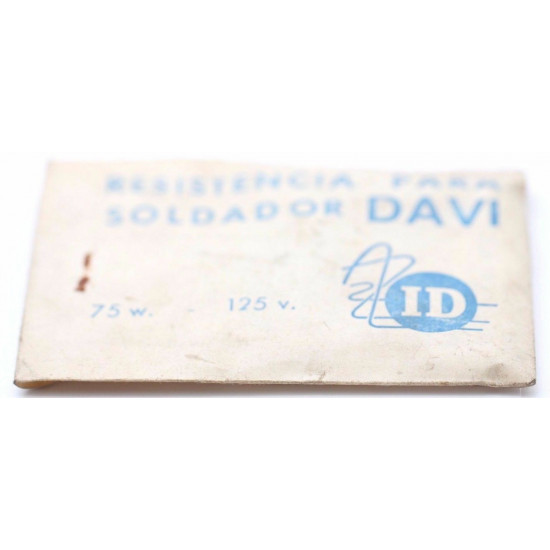 SOLDERING IRON RESISTOR DAVI 75W 125V NOS (NEW OLD STOCK) 1PC. CA243U4F190417