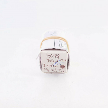 1 X ECC88 TESLA TUBE. 3 MICAS. SOLID GETTER. 1950s RFT PRODUCTION. CQ  ENA