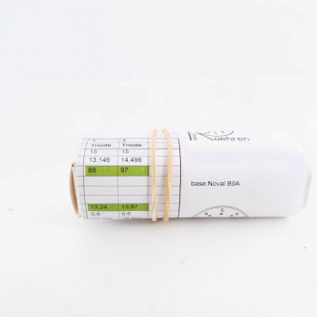 1 X ECC88 TESLA TUBE. 3 MICAS. SOLID GETTER. 1950s RFT PRODUCTION. CQ  ENA 2