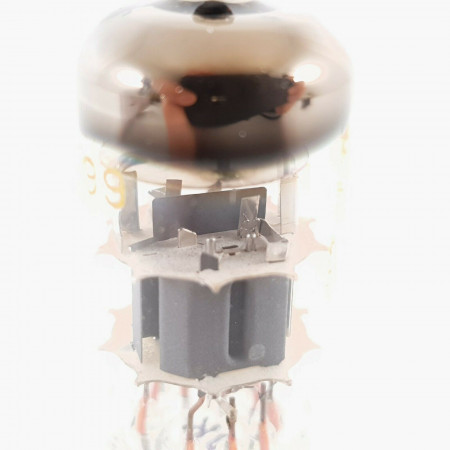 1 X ECC88 TESLA TUBE. 3 MICAS. SOLID GETTER. 1950s RFT PRODUCTION. CQ  ENA