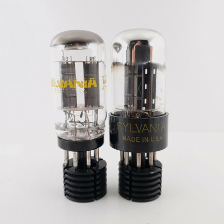 2 X 6SN7GTA/B SYLVANIA TUBE. ANGLED T PLATES. CX  ENA