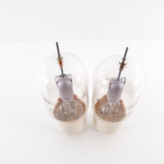 2 X 25T HEINTZ AND KAUFMAN TUBE. GAMMATRON. SILVER PLATES. MATCHED PAIR2 CK  ENA