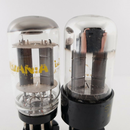 2 X 6SN7GTA/B SYLVANIA TUBE. ANGLED T PLATES. CX  ENA