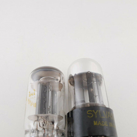 2 X 6SN7GTA/B SYLVANIA TUBE. ANGLED T PLATES. CX  ENA