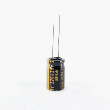 1 X 220uF 25V NICHICON MUSE. NEW HIGH QUALITY CAPACITORS. 14 CQ  ENA 2