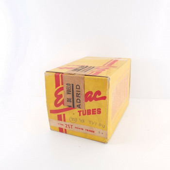 1 X 25T EIMAC TUBE. SILVER PLATES. NOS / NIB CK  ENA