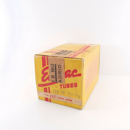 1 X 25T EIMAC TUBE. SILVER PLATES. NOS / NIB CK  ENA