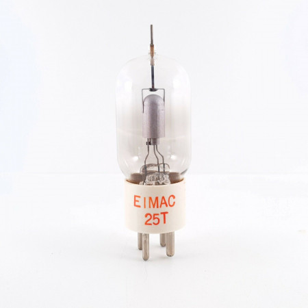 1 X 25T EIMAC TUBE. SILVER PLATES. NOS / NIB CK  ENA