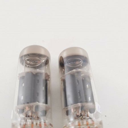 2 X 6FQ7 PINNACLE TUBE. GREY PLATES. HALO GETTER. NOS. CY  ENA