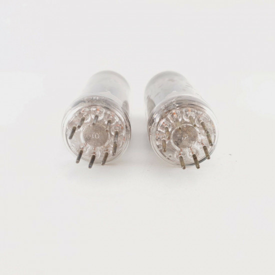 2 X 6FQ7 PINNACLE TUBE. GREY PLATES. HALO GETTER. NOS. CY  ENA