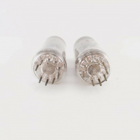 2 X 6FQ7 PINNACLE TUBE. GREY PLATES. HALO GETTER. NOS. CY  ENA