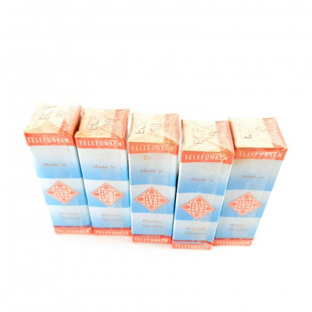 5 X ECF80 TUBE. TELEFUNKEN BRAND. UNOPENED. CA  ENA