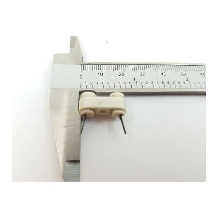 2 X CLAVIJAS HEMBRAS CERAMICAS. 2 X FEMALE PLUGS FOR CONNECTION. RZOC19