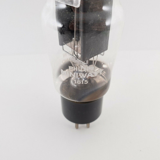 1 X 1815 PHILIPS-MINIWATT TUBE. BLACK PLATES. 1950s PROD. NOS. CY  ENA