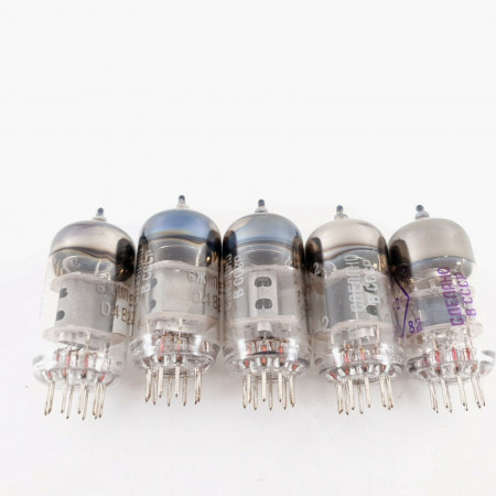 5 X 6Ж11П-E / 6J11P-Ye / E180F TUBE. 1982 RUSSIAN PRODUCTION. CQ  ENA