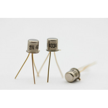 2N4034 GOLD TRANSISTOR NOS ( New Old Stock)1PC. C539BU14F290115