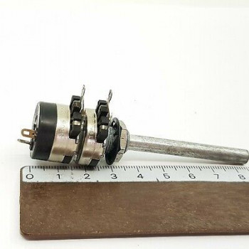 POTENCIOMETRO CARBON PIHER POTENTIOMETER 10K + 10K LIN C/I W ON/OFF. P18U4