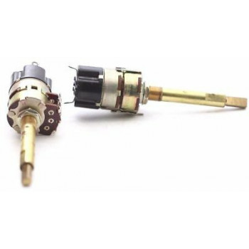 POTENTIOMETER NOBLE 500K + 1M OHM LIN/LOG D/S W/O ON/OFF NOS 1PC CA278U24F040222