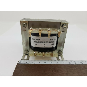 TRANSFORMADOR RADIO ANTIGUA 125-0-125 30VA  R24-20735...1