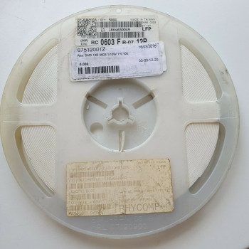 10 x 12R 1/10W 1% 100PPM SMD PHYCOMP RESISTOR. (R474) CA395U5000F300721