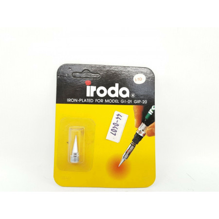 IRODA IRON PLATED TIP I-10 FOR PORTABLE GAS WELDING PEN GI-01 GIP-20 MODEL