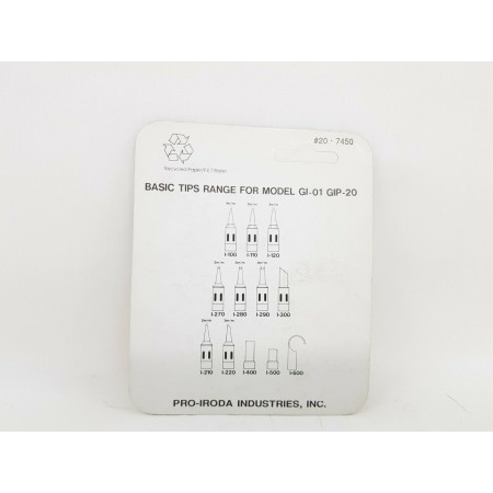 IRODA IRON PLATED TIP I-10 FOR PORTABLE GAS WELDING PEN GI-01 GIP-20 MODEL