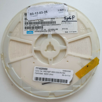 10 x 5.6pF 50V 5% SMD CERAMIC muRata CAPACITOR. (R475) CA395U3800F300721