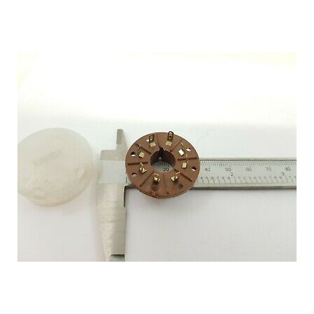 8 PINS BAKELITE SOCKET. ZOCALO  8 PINS BAQUELITA. ZOC19