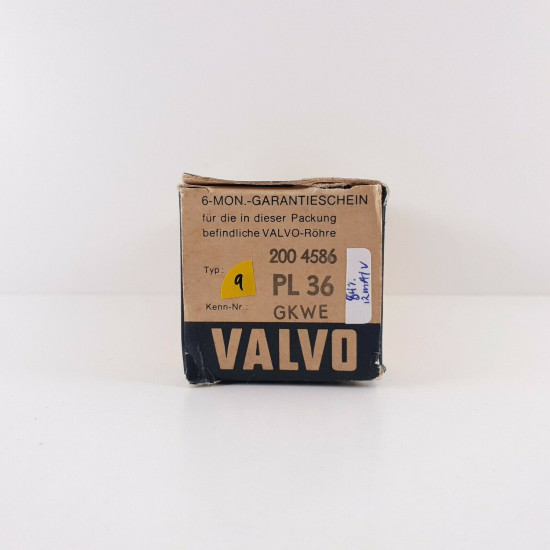 1 X PL36 VAVLO TUBE. B-CODES. 84%. 9. CH47