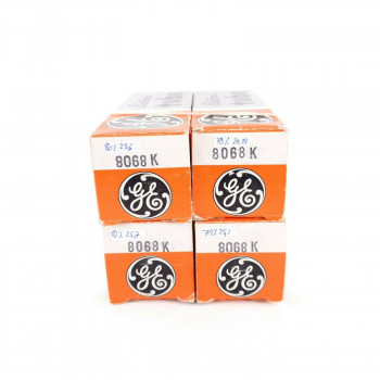 4 X 8068K TUBE. GE BRAND. 1970s PRODUCTION. MATCHED QUAD. CH  ENA