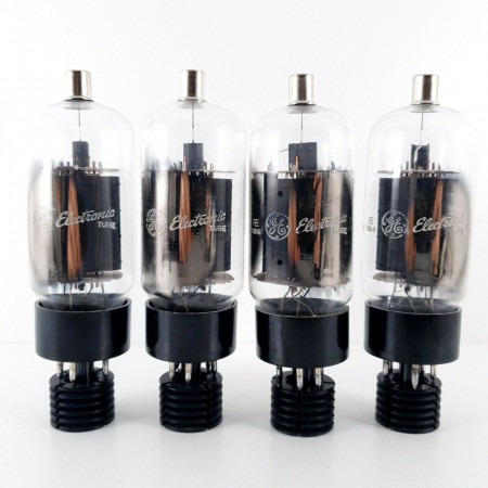 4 X 8068K TUBE. GE BRAND. 1970s PRODUCTION. MATCHED QUAD. CH  ENA