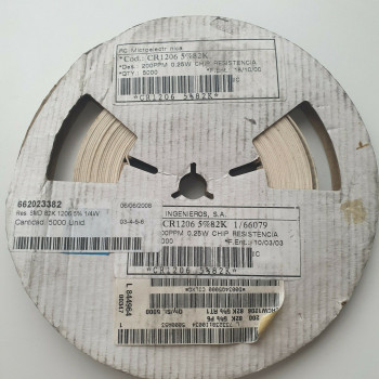 10 x 82K 1/4W 5% 200PPM SMD VISHAY RESISTOR. (R411) CA395U2000F280721