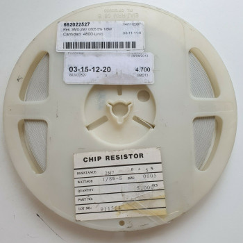 10 x 2.7M 1/8W 5% SMD RESISTOR. (R477) CA395U4700F300721