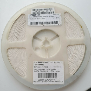 10 x 12R 1/8W 1% 100PPM SMD EUROTRONIX RESISTOR. (R413) CA395U5000F280721