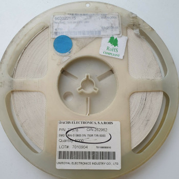 10 x 750R 1/8W 5% SMD DACHS ELECTRONICA RESISTOR. (R416) CA395U4700F280721