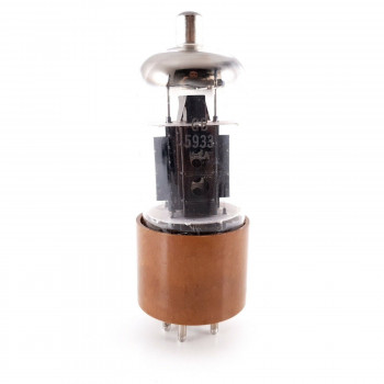 1 X GB 5933 SYLVANIA TUBE. GOLD BRAND. BLACK PLATES. 87% NOS/NIB. AG  ENA 2