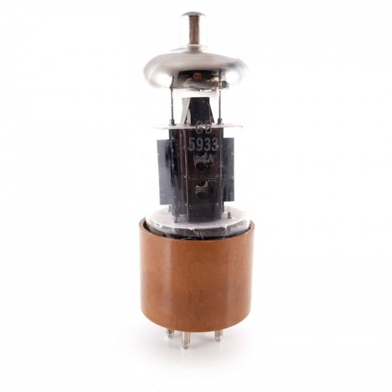 1 X GB 5933 SYLVANIA TUBE. GOLD BRAND. BLACK PLATES. 87% NOS/NIB. AG  ENA