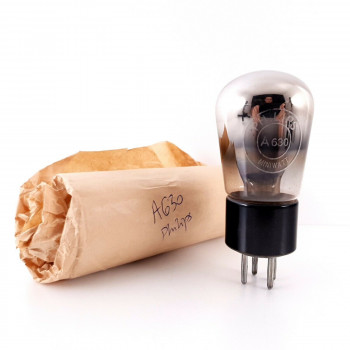 1 X A630 PHILIPS-MINIWATT TUBE. BLACK PLATES. NOS/NIB. AA  ENA