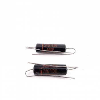 2 X 0.05uF 10% 200V SPRAGUE CAPACITOR BLACK BEAUTY. 2TM-S50. AG  ENA 2