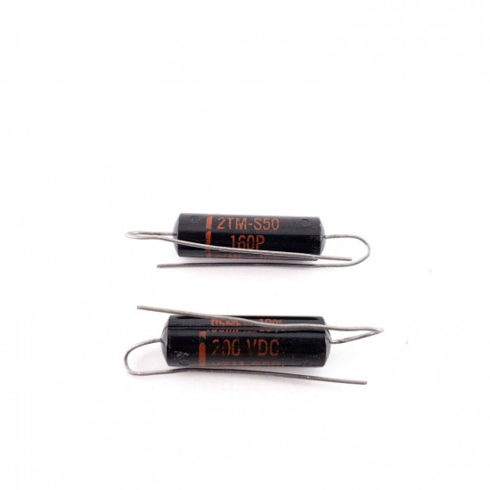 2 X 0.05uF 10% 200V SPRAGUE CAPACITOR BLACK BEAUTY. 2TM-S50. AG  ENA