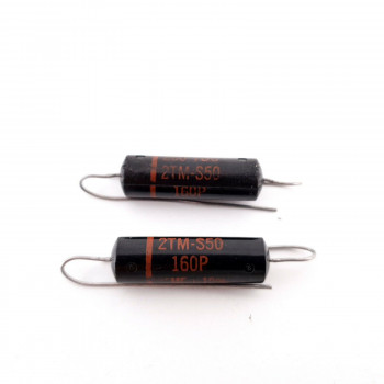 2 X 0.05uF 10% 200V SPRAGUE CAPACITOR BLACK BEAUTY. 2TM-S50 160P. AG  ENA