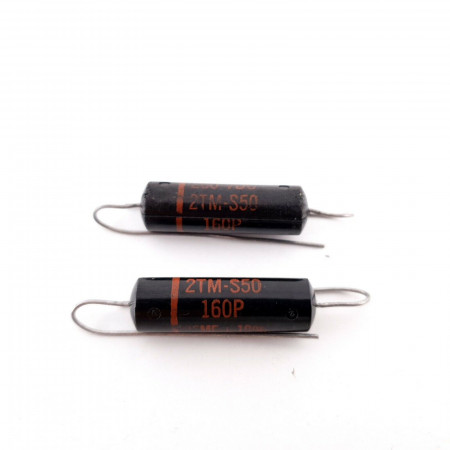 2 X 0.05uF 10% 200V SPRAGUE CAPACITOR BLACK BEAUTY. 2TM-S50 160P. AG  ENA
