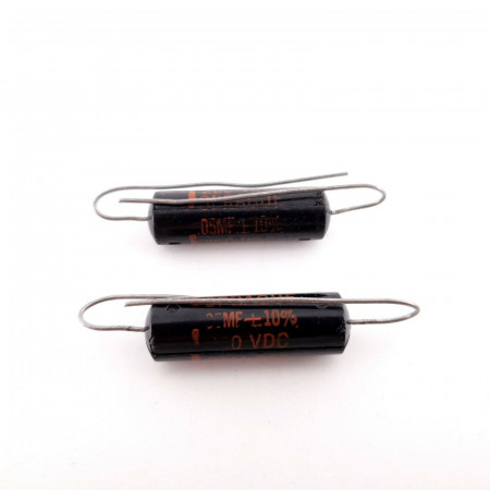 2 X 0.05uF 10% 200V SPRAGUE CAPACITOR BLACK BEAUTY. 2TM-S50 160P. AG  ENA