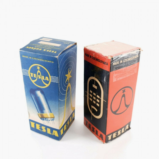 2 X AZ4 TESLA TUBE. 1959 PRODUCTION. INVERTED D-GETTER. CQ  ENA