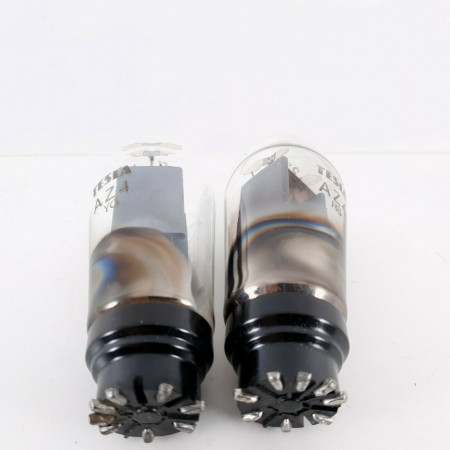 2 X AZ4 TESLA TUBE. 1959 PRODUCTION. INVERTED D-GETTER. CQ  ENA