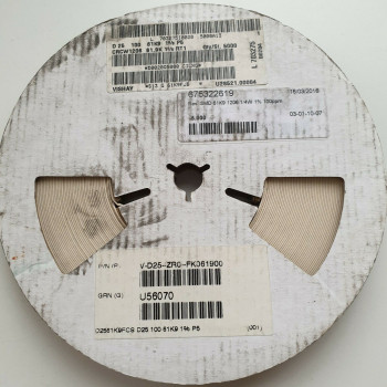 10 x 61.9K 1/4W 1% 100PPM SMD VISHAY RESISTOR. (R451) CA395U5000F290721