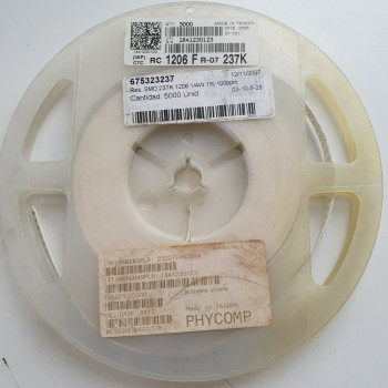 10 x 237K 1/4W 1% 100PPM SMD PHYCOMP RESISTOR. (R453) CA395U2000F290721