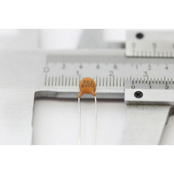 CERAMIC CAPACITOR 560pF 500V NOS ( New Old Stock ) 5PC C562CU54F280721